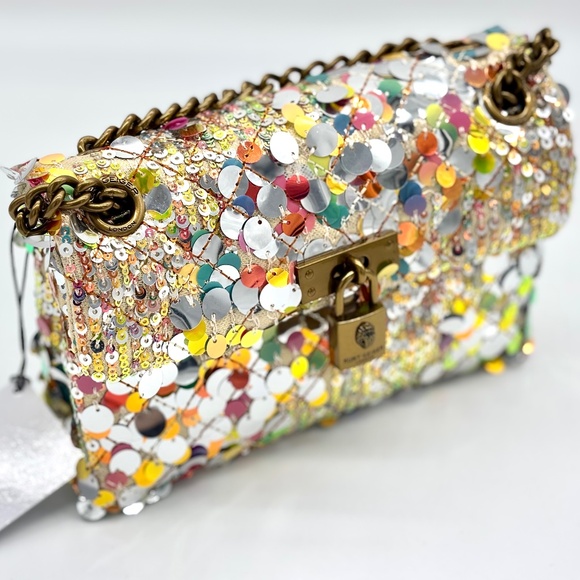 Kurt Geiger London Sequin Mini Brixton Crossbody Bag - Picture 2 of 6